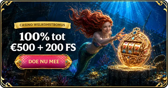 AquaSpins welkomstbonus 100% tot €500 + 200 FS